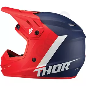 Thor Junior Sector Chev cross enduro casco rosso/verde L-2