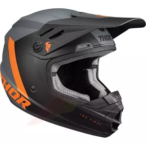 Thor Junior Sector Chev cross enduro helmet black/grey/orange M-1