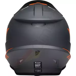 Thor Junior Sector Chev cross enduro helma černá/šedá/oranžová M-4