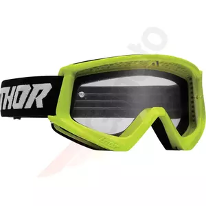 Thor Combat Junior motociklu brilles cross enduro dzeltenas fluo/melnas krāsas - 2601-3050