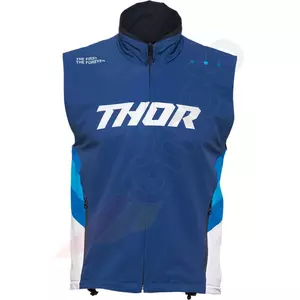 Thor Warmup Vest Cross Enduro Weste blau/weiß M - 2830-0602