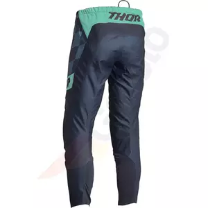 Pantalon Thor Sector Birdrock cross enduro bleu marine/mint 42-2