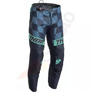 Thor Sector Birdrock pantaloni de enduro cross albastru marin/mint 48-1