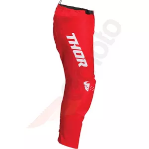 Spodnie cross enduro Thor Sector Minimal czerwony 28-3