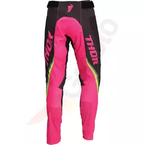 Thor Pulse Rev pantaloni de enduro cross pentru femei negru/roz 7/8-2