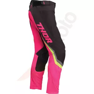 Thor Pulse Rev cross enduro-bukser til kvinder sort/pink 11/12-3