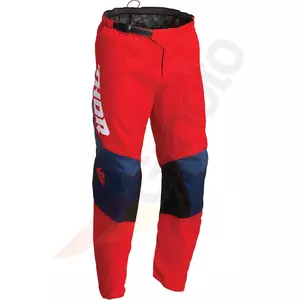 Spodnie cross enduro Thor Junior Sector Chev czerwony/granatowy 22 - 2903-2039
