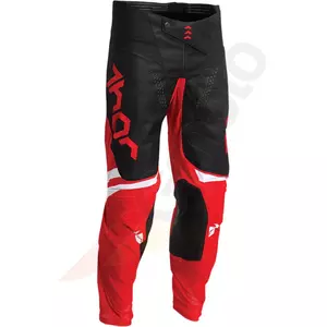Thor Junior Pulse Cube spodnie cross enduro czerwony/czarny 18-1