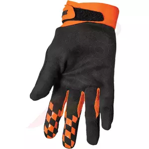 Thor Draft крос ендуро ръкавици черни/оранжеви L-2