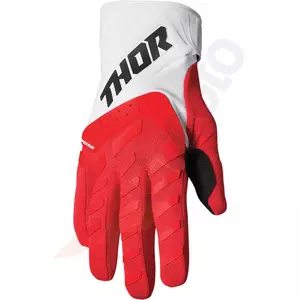 Thor Spectrum cross enduro rukavice červená/biela L-1