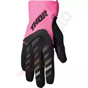 Thor Spectrum női cross enduro kesztyű fekete/rózsaszín S - 3331-0207