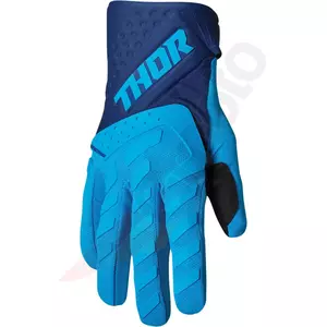Thor Junior Spectrum cross enduro handschoenen blauw/groen M-1