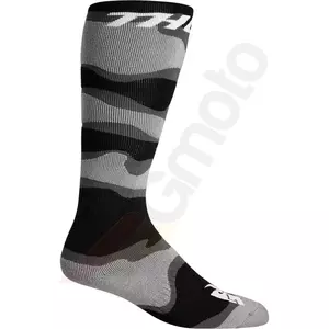 Thor Junior MX cross enduro sokken camo grijs/zwart 1-6-1