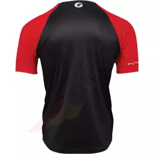 Thor Intense Chex MTB shirt korte mouw zwart/rood L-2