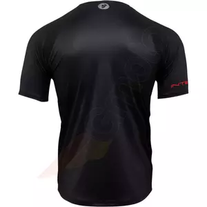 Thor Intense Chex MTB shirt korte mouw zwart/grijs S-2