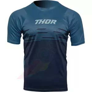 Thor Assist Shiver MTB koszulka z krótkim rękawem niebieski/granatowy