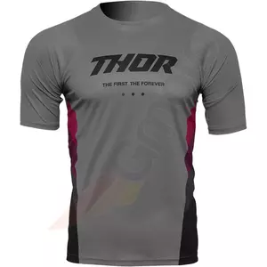 Thor Assist React MTB kortærmet trøje grå/sort S-1