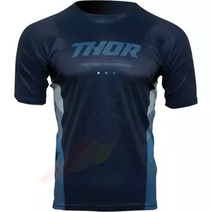 Camisola de manga curta Thor Assist React MTB azul marinho M - 5120-0182