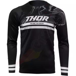 Thor Assist Banger MTB majica z dolgimi rokavi črna/bela S - 5120-0187