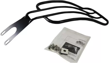 Motherwell Solo 7-inch zwart glanzend bagagerek - MWL-610GB 