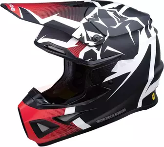 Moose Racing F.I. Mips Agroid casco moto nero rosso XS-1