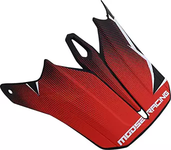 Moose Racing F.I. Agroid helmvizier zwart en rood - 0132-1412