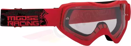 Moose Racing Qualifier Agroid óculos de proteção vermelhos - 2601-2654