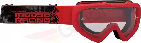 Ochelari de protecție pentru tineret Moose Racing Qualifier Agroid roșu pentru tineret - 2601-2661