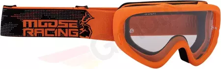 Ochelari de protecție pentru tineret Moose Racing Qualifier Agroid portocaliu pentru tineret - 2601-2665
