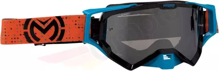 Moose Racing XCR Pro Stars beskyttelsesbriller med sort og rødt røgfarvet glas-1