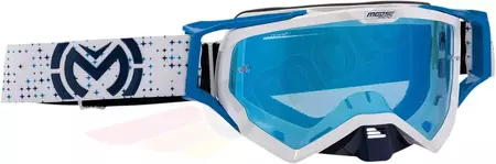 Ochelari de protecție Moose Racing XCR Pro Stars negru și albastru cu sticlă fumurie - 2601-2671
