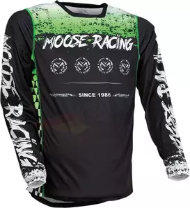 Moose Racing M1 суитшърт черен и зелен 3XL - 2910-6881