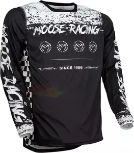 Moose Racing M1 суитшърт черно и бяло XL - 2910-6891