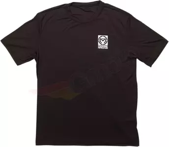 T-Shirt Moose Racing preta e branca S-1