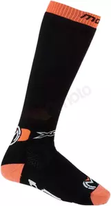 Moose Racing XCR Socken weiß orange schwarz S/M-1