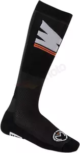 Moose Racing M1 оранжево-бяло-черни чорапи L/XL - 3431-0424