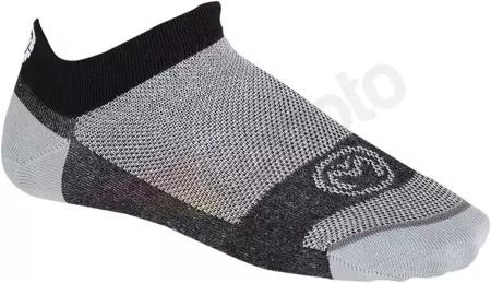 Moose Racing kurze Socken schwarz und grau S/M - 3431-0603