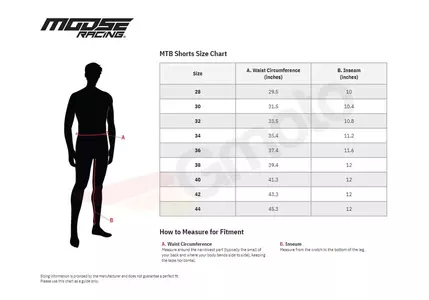 Moose Racing MTB-shorts svart 28-5