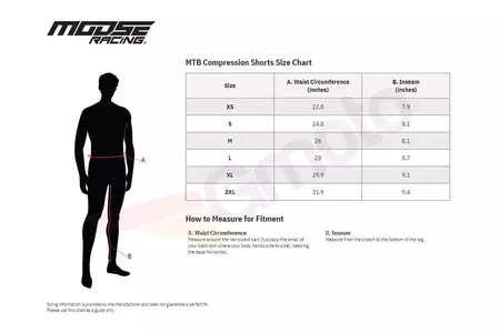 Moose Racing MTB-shorts sort XS-3