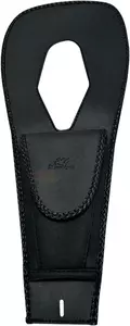 Polttoainesäiliön hihnan solmio Mustang synteettistä nahkaa Plain musta - 93302