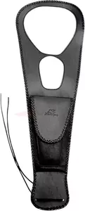 Polttoainesäiliön hihnan solmio Mustang synteettistä nahkaa Plain musta - 93320