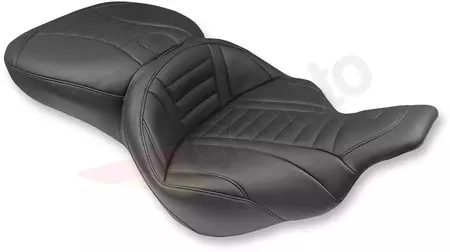 Asiento Mustang Vinilo 2-Up Super Touring negro - 76739