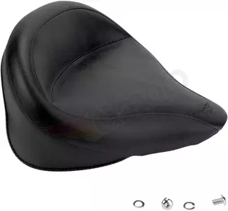 Mustang Vinyl Solo Seat Wide Smooth fekete - 75096