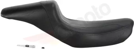 Mustang Vinilo Asiento 2-Up Liso Fastback negro - 75439