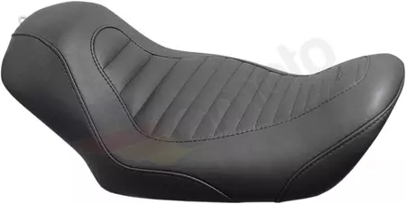 Asiento Mustang Synthetic Leather Ribbed Tripper negro - 76748