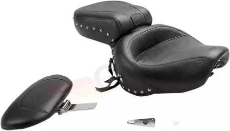 Mustang Vinyl 2-Up Seat Touring Concho μαύρο - 79237