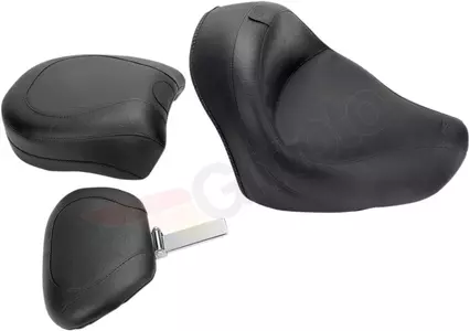 Asiento Mustang Vinilo 2-Up Touring Negro liso - 79391
