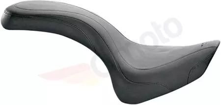 Mustang Leather 2-Up Stitched Daytripper seat black - 76168