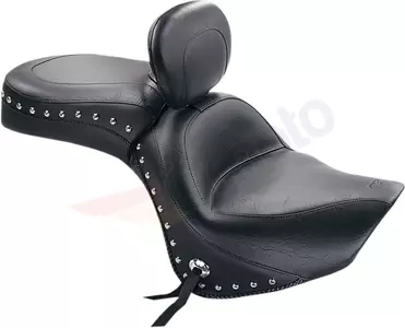Mustang Vinilo 2-Up Asiento Touring Concho negro - 79416