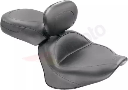 Siedzenie Mustang Vinyl 2-Up Seat Touring Smooth czarne  - 79477